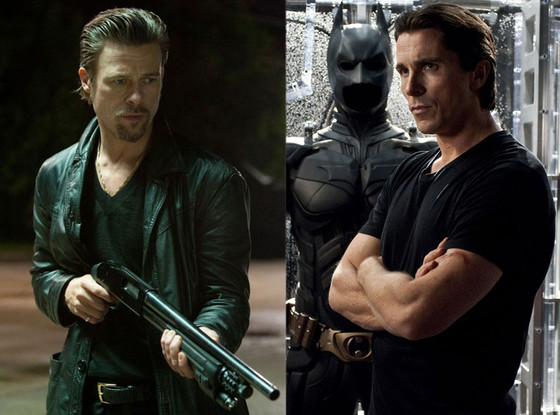 Brad Pitt, Killing Them Softly, Christian Bale, The Dark Knight Rises Brad Pitt, Killing Them Softly, Christian Bale, The Dark Knight Rises